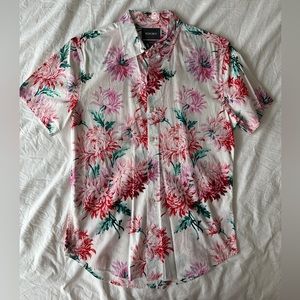 Bonobos Slim Fit Floral Short Sleeve Button-down